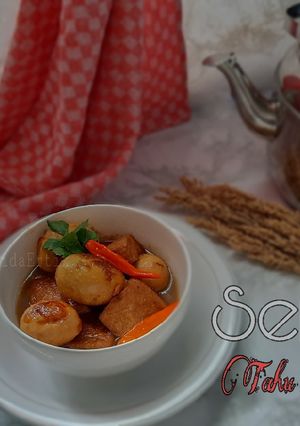 Foto resep Semur Tahu & Telur