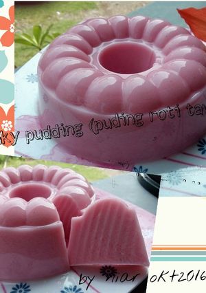 Foto resep Pinky pudding (puding roti tawar)