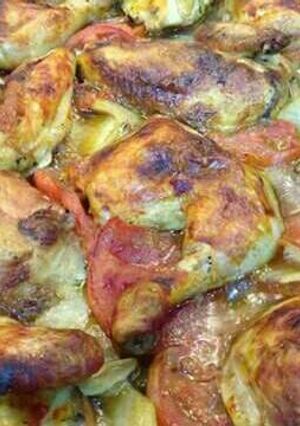 صورة لوصفة تبسي الدجاج