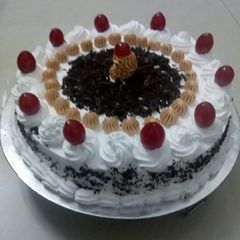 A picture of Black Forest cake.