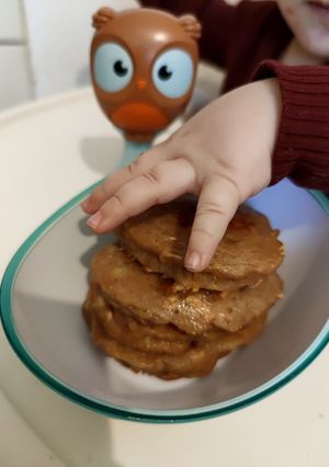 Φωτογραφία της συνταγής Pancakes με φρουτάκια για ζουζούνια