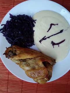 Párolt lilakáposzta recept fotója