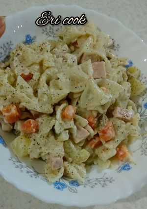 عکسی از دستور سالاد ماکارانی😋