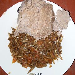 A picture of Fried Omena.