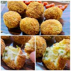 รูปของ Beef Moza Croquette / Kroket Sapi Mozarella #MenuMPASI #MenuGTManak
