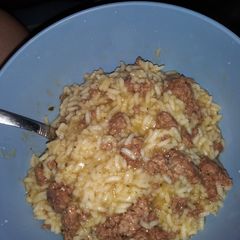 A picture of Cajun rice.