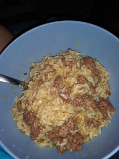 A picture of Cajun rice.