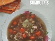 Gambar sup tulang sapi rempah