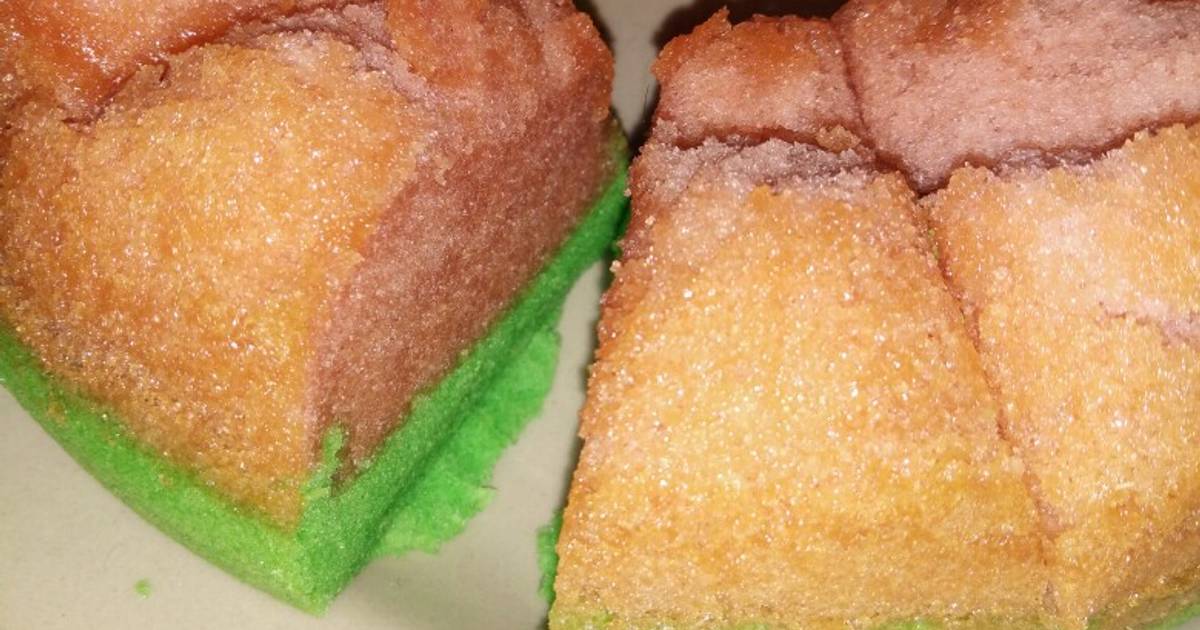 43 Resep Bolu Kukus 2 Warna Enak Dan Sederhana Cookpad