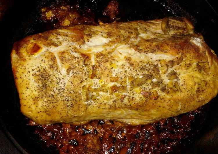 Steps to Prepare Ultimate Salt &amp; Pepper Crusted Pork Loin