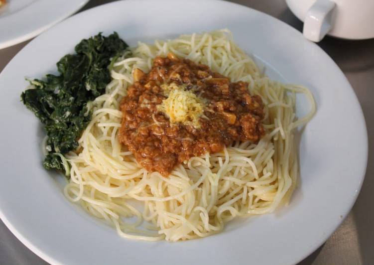 Spaghetti / minced meat