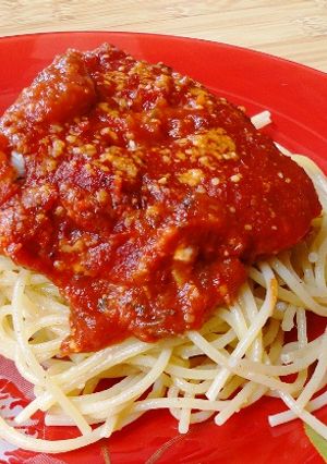 A picture of Chicken Parmigiana.