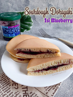 Foto resep Sourdough Dorayaki Isi Blueberry