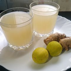 A picture of Ginger lemon juice.