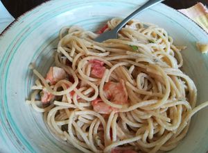 Una foto de Spaghetti marinero
