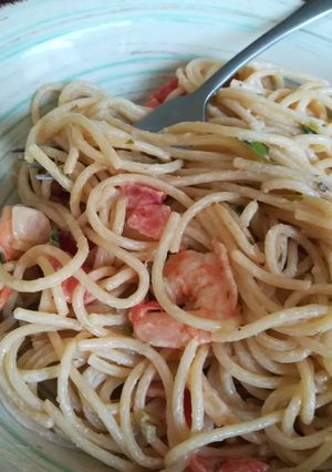 Una foto de Spaghetti marinero