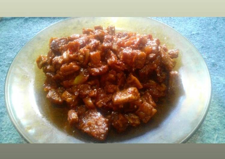 Bagaimana Menyiapkan Tumis tempe (asam manis) Anti Gagal