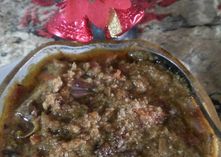 Sambal Kemiri bunga Kecombrang