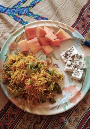 A picture of Vermicelli pulao.