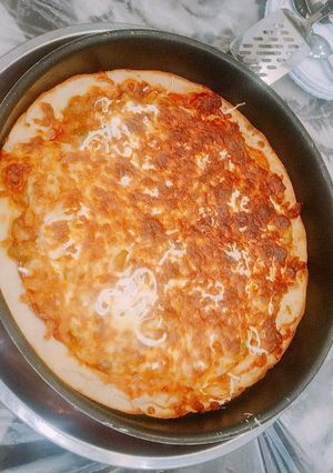 صورة لوصفة بيتزا 🍕 بالخضار