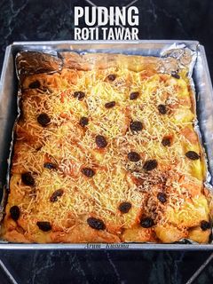 Foto resep Puding Roti Tawar Panggang
