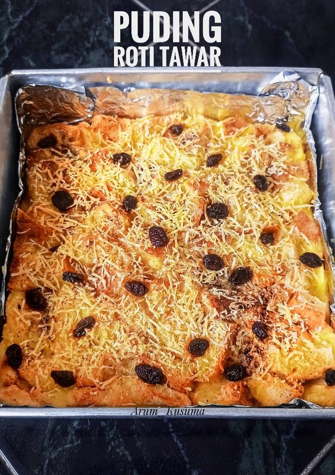 Resep Puding Roti Tawar Panggang oleh Arum_Kusuma - Cookpad