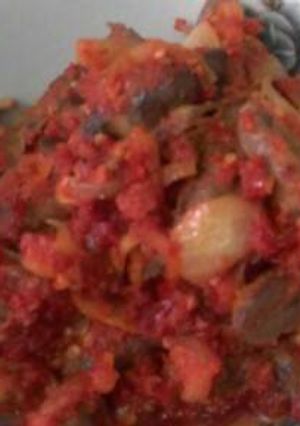 Foto resep Balado jantung ayam