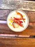 Ajoblanco de anacardos y melón