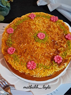 عکسی از دستور کیک ملکه بادام