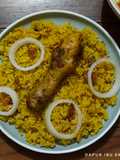 Nasi Kabsah Ayam Rice Cooker