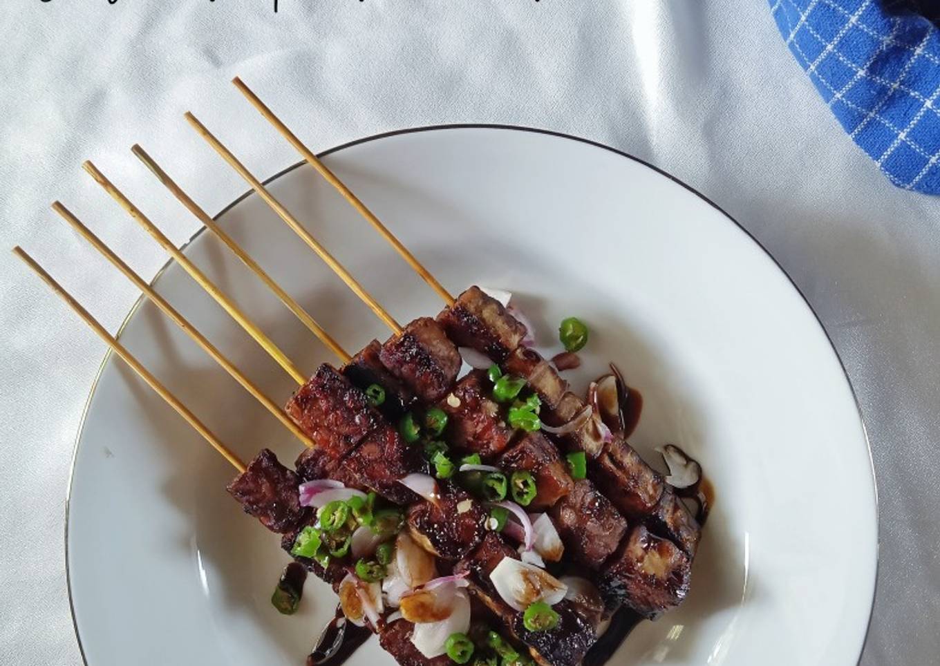 Sate Tempe Pedas Manis