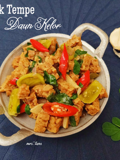 Foto resep Orek Tempe Daun Kelor