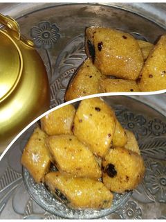صورة لوصفة سهرة الحراير : مقروط المقلى مرمل ومعسل حتى القلب 😋😋