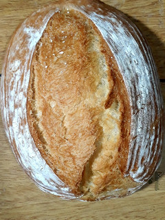 Una foto de PAN sin amasado con diseño, para PRINCIPIANTES🍞