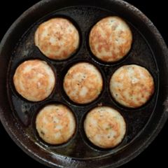 A picture of Jowar dumplings (Paniyaram).