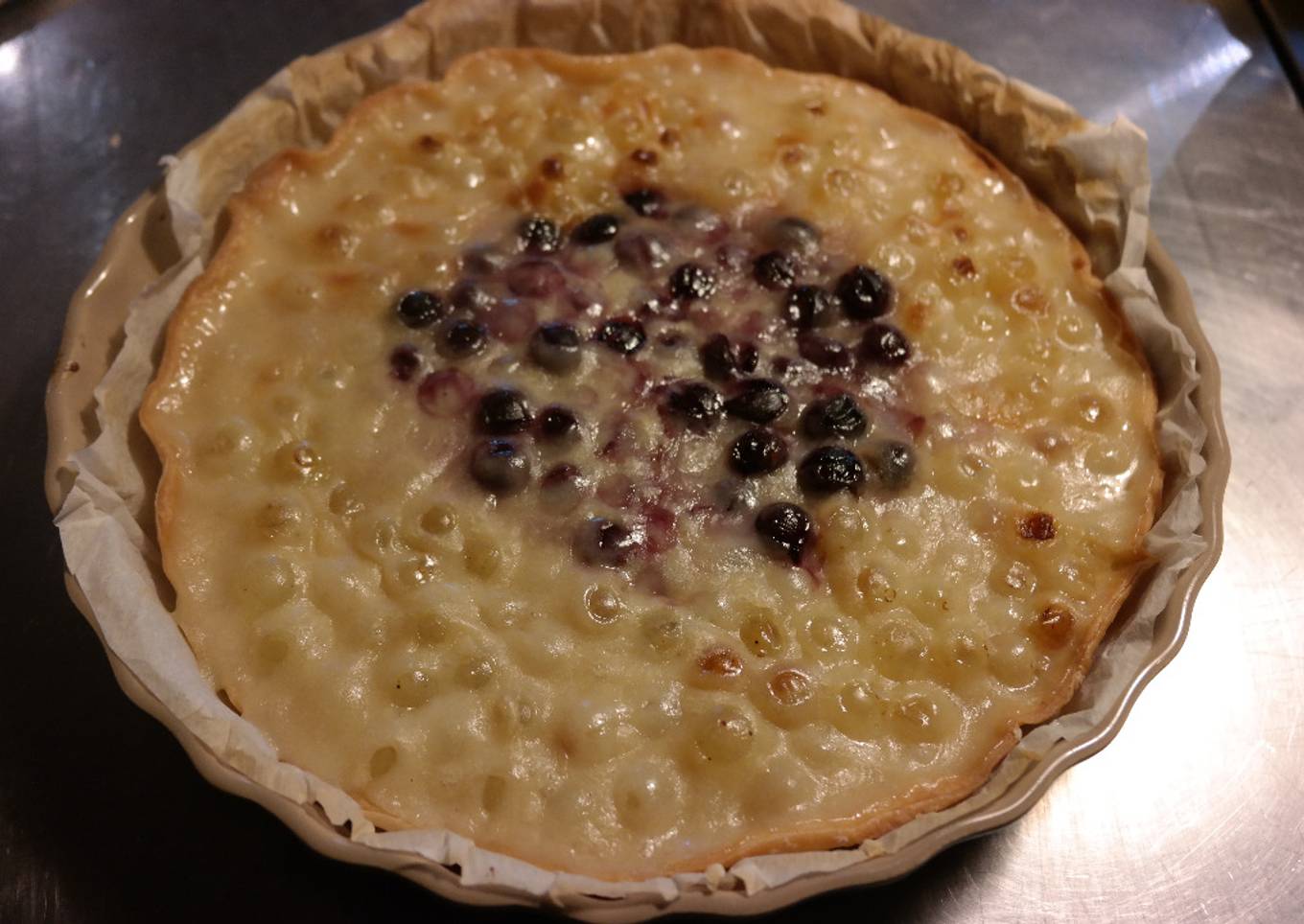 Tarte douce au raisin