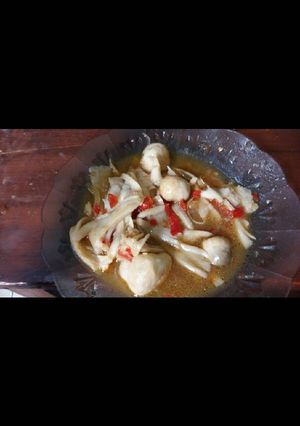 Foto resep Cah jamur kuah merah