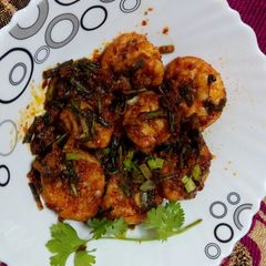 Spring onion prawn A picture of Spring onion prawn.