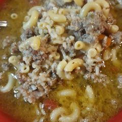 Sausage and Ground Beef Soup A picture of Sausage and Ground Beef Soup.