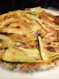 Quiche calabacín y pavo