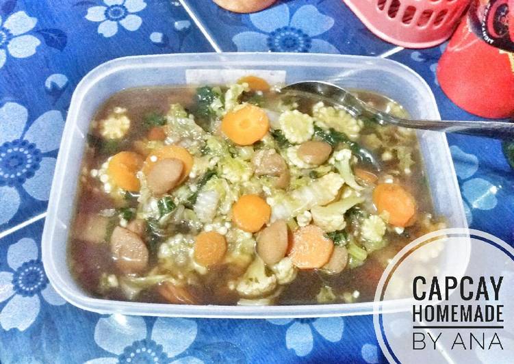 Resep Capcay Kuah Lezat