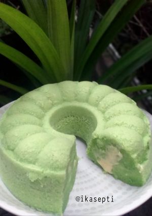 Foto resep Bolu Kukus Pandan Keju Lumer