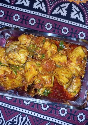 A picture of Boneless chicken karahi.