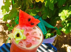 Hình của món Nước ép dưa hấu &dưa leo.