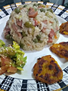 Una foto de Arroz atollado