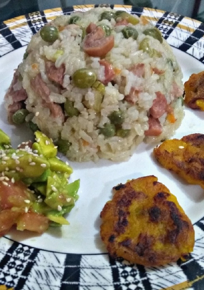 Una foto de Arroz atollado