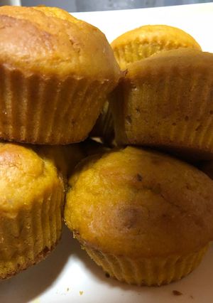 Sütőtökös-zabpelyhes muffin recept fotója