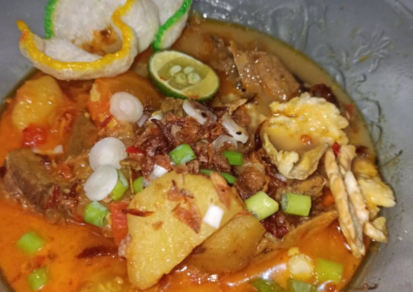 Soto Betawi versi Merah