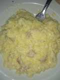 Pastas con salsa bechamel y pollo #pastasexpress