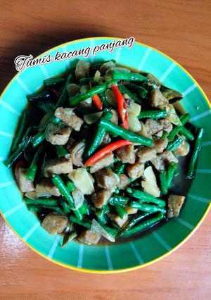 Foto resep Tumis kacang panjang pakai kecap